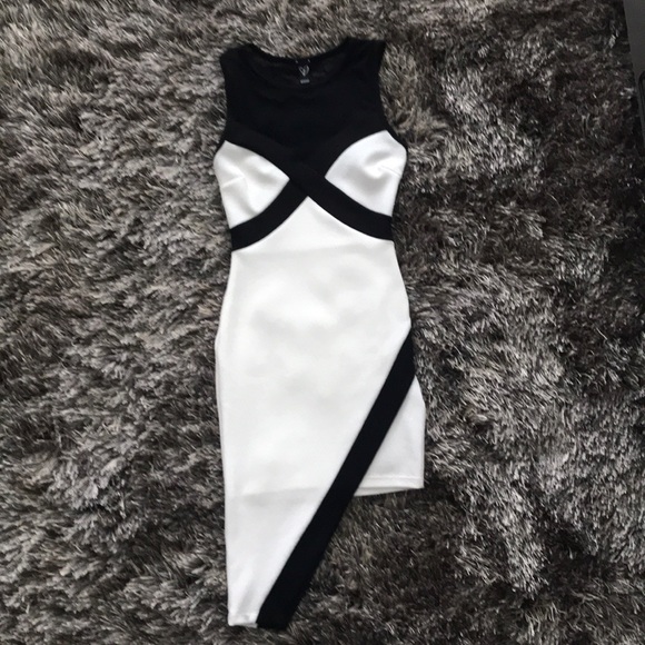 windsor black and white dress